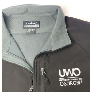 Landway Men's Soft Shell Jacket – University Wisconsin. Oshkosh UWO Logo. 2XL